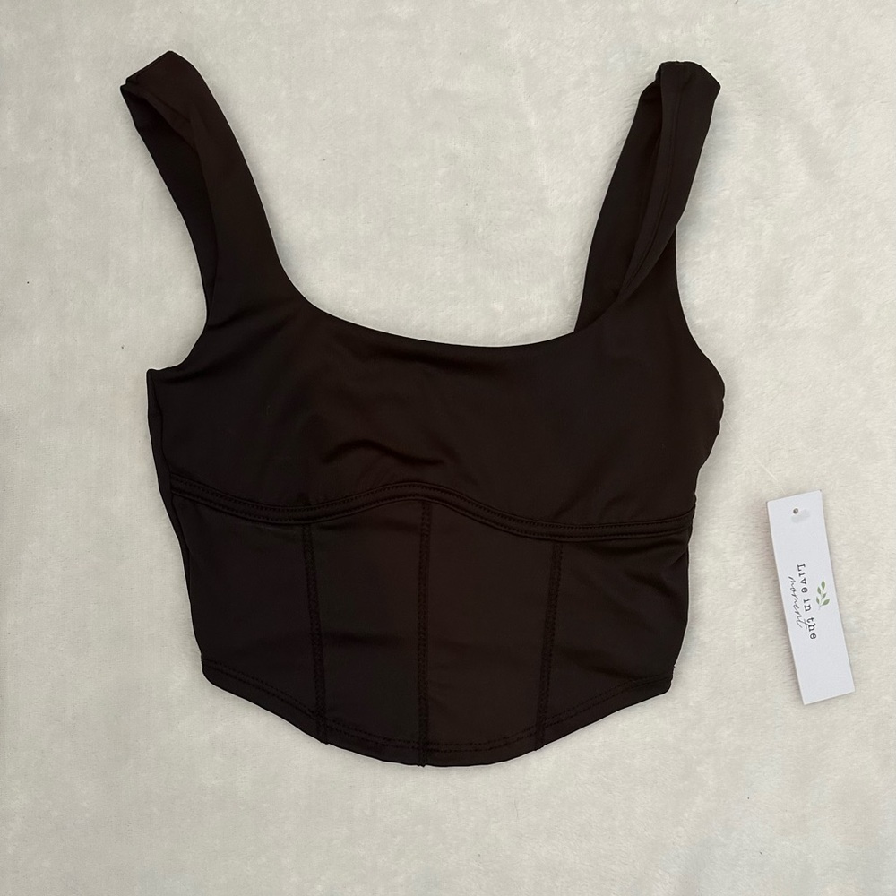 BLACK CORSET TOP